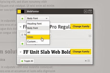 Testez le catalogue Fontshop dans vos créations Web