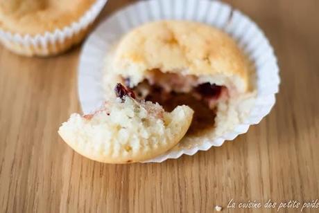 Muffin aux cranberries séchées