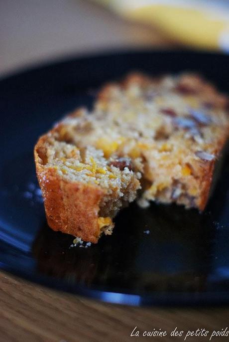 Cake butternut, dattes et noix de pécan..Un cake aux saveurs de l'automne.