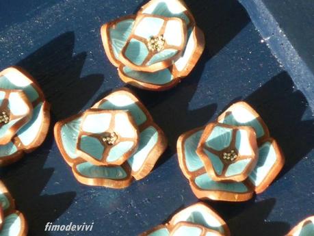 des cadres encore ... déco de Fimo bleue bleufleur (1)