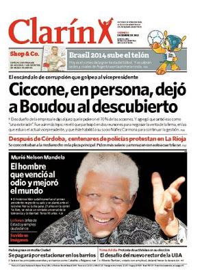 Siempre Mandela : l'hommage de la presse argentine [Actu]