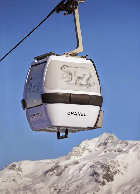 Chanel investit cette année encore la station de ski française de Courchevel...