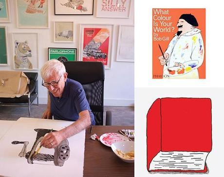 L'llustrateur / designer et enseignant new-yorkais Bob Gill - Photo Annie West