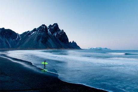 Iceland surf by photographer Chris Burkard