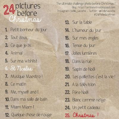 24 Pictures Before Christmas : récap de la première semaine 24 Pictures Before Christmas : récap de la première semaine