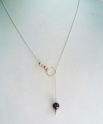 DIY bijoux: un collier élégant et simple à faire.