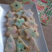 Biscuits de Noël en habits de fête -