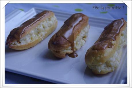 Eclairs pomme verte / spéculoos éclairs 3