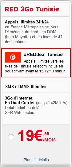 SFR red tunisie reddeal