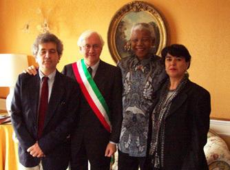 Nelson Mandela, citoyen honoraire de Venise