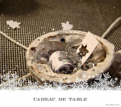 DIY de Noël : cadeau de table, l'écrin givré