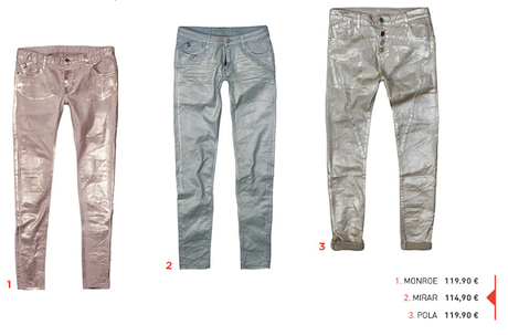 Le denim irisé, la nouvelle tendance de l'été 2014.