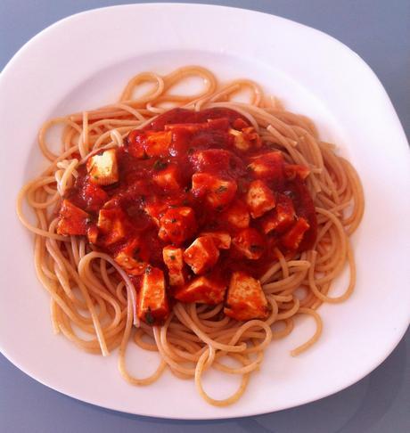 spaghetti au tofu