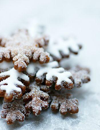 Noël de gourmandise biscuits-flocons