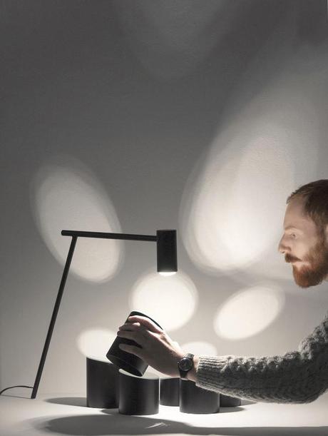 Luminaire Fragment par Ferréol Babin pour l'exposition Objet Lumière