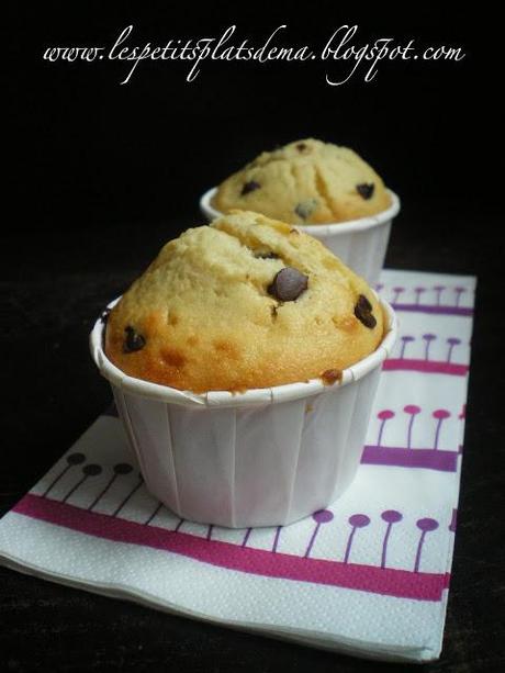 Muffin aux pépites de chocolat