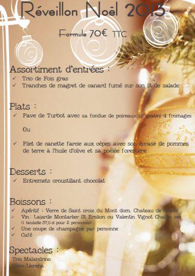 Soirée du 24 Décembre avec Le Citron Bleu - Manger, Rire, s’Amuser !