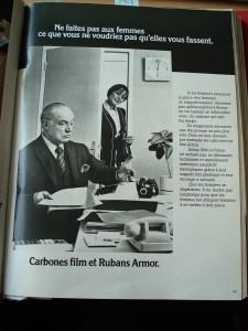 1974 carbone film et ruban