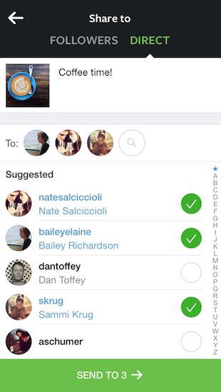 instagram direct messagerie de groupe Instagram Direct, la messagerie photo et vidéo privée d’Instagram