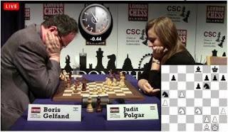 Echecs : Judit Polgar annule face à Boris Gelfand lors de la 2e journée du Chess Sixteen de Londres © Chess & Strategy