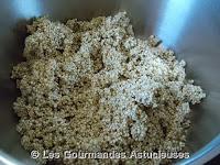 Omelette au quinoa et courge Tan cheese épicée