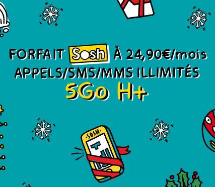 sosh 5 go forfaits