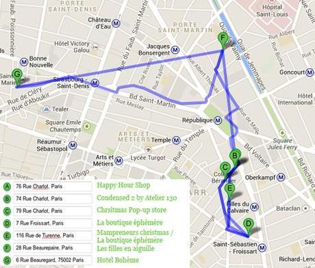 boutiques éphémères du Marais decembre 2013 magasin éphémère dans Paris