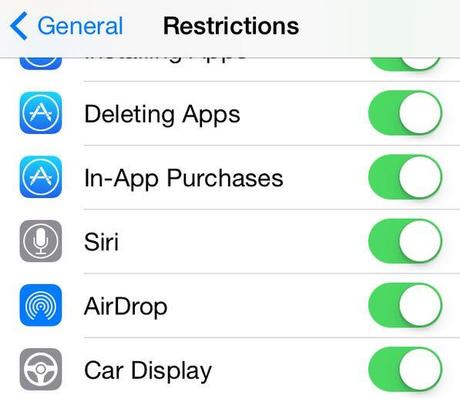 Apple Car Display iOS 7.1