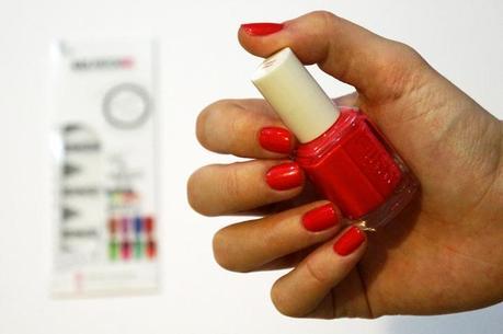 NailPatchMe Aztec swatch avis Peach Daiquiri Essie