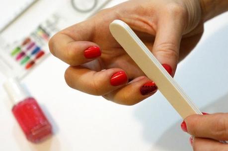 NailPatchMe Aztec swatch avis Peach Daiquiri Essie