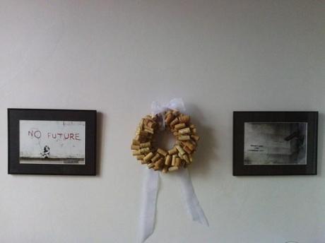 Décorations de Noël chez moi : venez visiter couronne bouchon