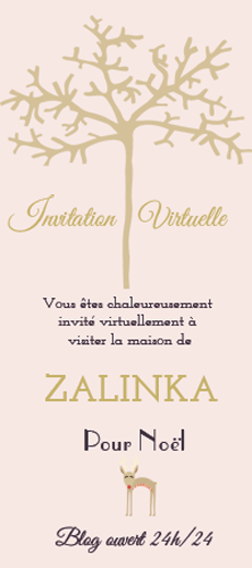 Décorations de Noël chez moi : venez visiter visite maison zalinka