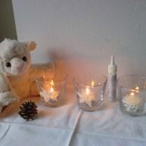 tuto bougies Décorations de Noël chez moi : venez visiter