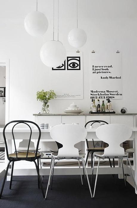 Des astuces pour une salle à manger chaleureuse en blanc 