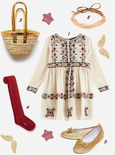 Le look petit ange de Noël