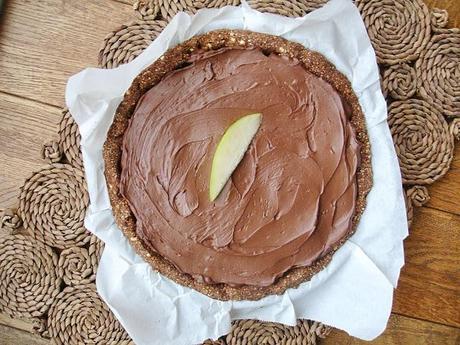 Encore Antigone XXI au menu...!!! Avec sa tarte aux poires & crème de chocolat cette fois Encore Antigone XXI au menu...!!! Avec sa tarte aux poires & crème de chocolat cette fois