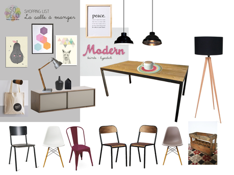 Une salle à manger et un salon au style industriel Image 16