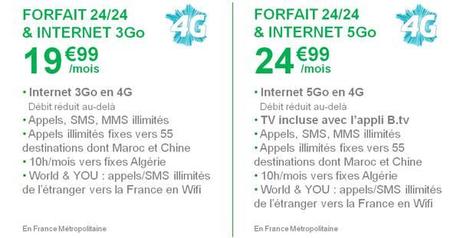 forfaits 4g b and you 2013