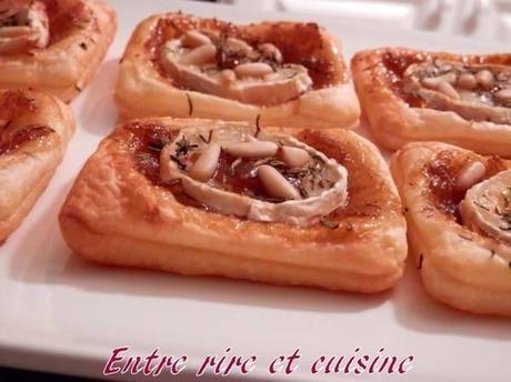 Récapitulatif festif pour les fêtes de fin d'année Feuilletés_confit_oignon_chèvre_pignon_de_pin sur Imagesia