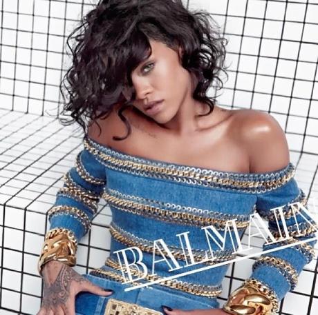 Rihanna est la nouvelle égérie de la campagne Balmain pour l'été 2014...