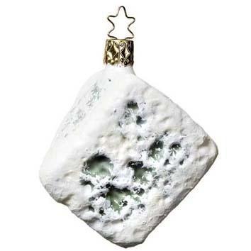 French Blue Cheese Christmas Ornament