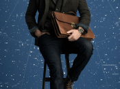 Vintage classe sacs serviettes Fossil pour bureau