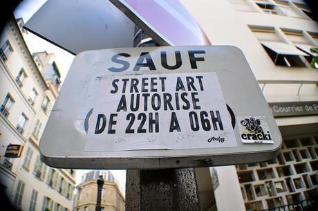 SAUF Street Art Autorisé (de 22h à 06h)