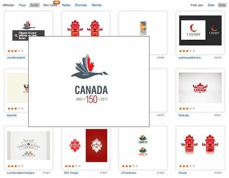 Logo 150 ans du Canada, une suite sous forme de récupération