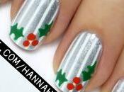 Christmas Holly Nail