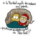 Noël, enfants, joie, un peu de bonheur et père noël 