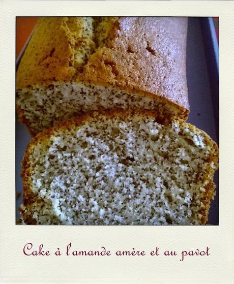 L'Avent des Gourmands #18 : Cake à l'amande amère et au pavot