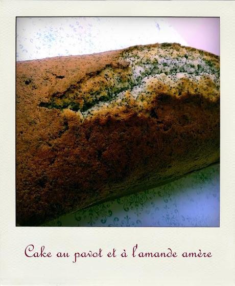 L'Avent des Gourmands #18 : Cake à l'amande amère et au pavot
