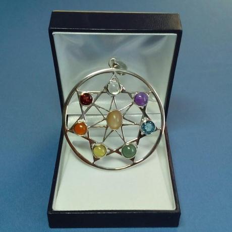 Bijoux ésotériques: créez un pendentif rond avec pierre de lune, jade et ambre