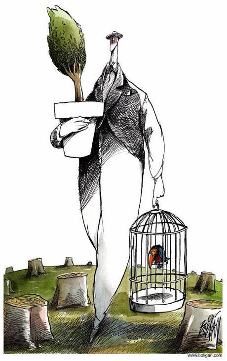 Caricatures sociales de Angel Boligan Angel Boligan illustration satire sociale